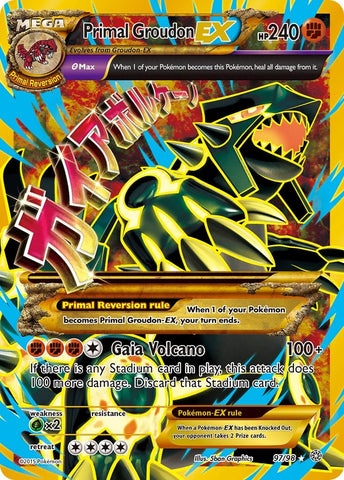 Primal Groudon EX (Shiny Full Art) - 97/98