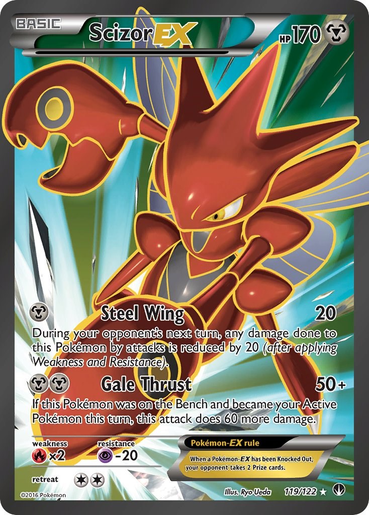 Scizor EX (Full Art) - 119/122