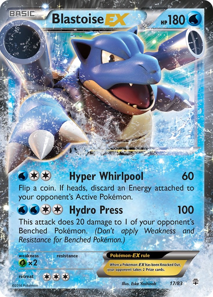 Blastoise EX - 17/83