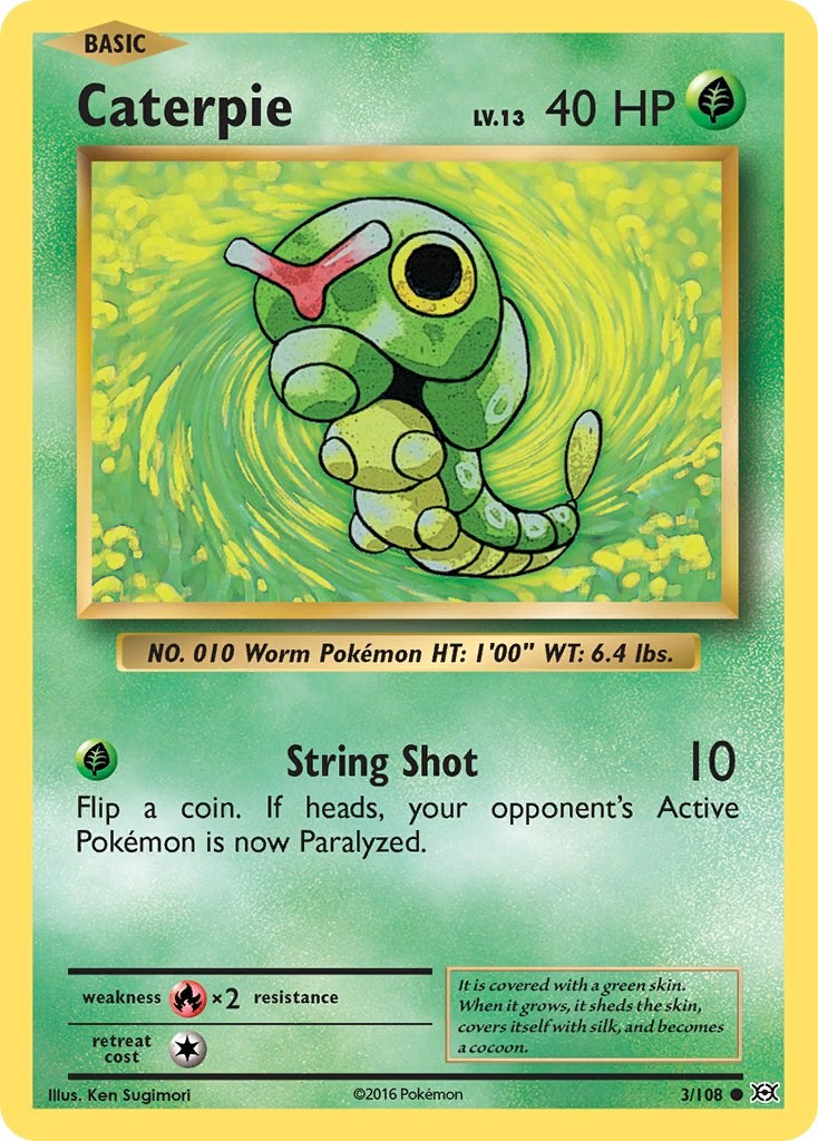 Caterpie - 3/108 - (XY - Evolutions)