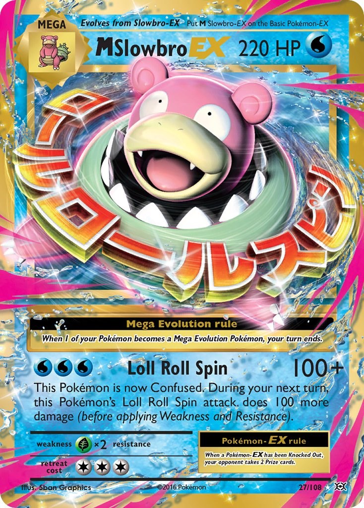 M Slowbro EX - 27/108 - (XY - Evolutions)