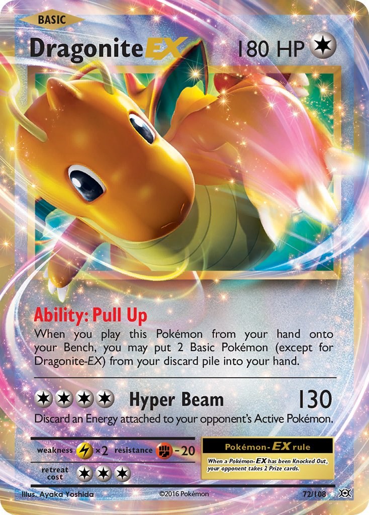 Dragonite EX - 72/108 - (XY - Evolutions)