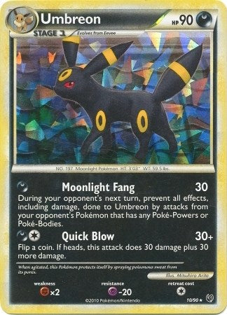Umbreon - 10/90 (Cracked Ice Holo) - 010/090