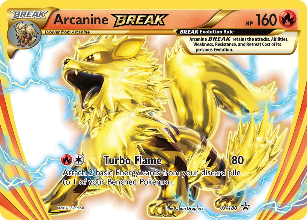 Arcanine BREAK - XY180 - XY180 - (XY Promos)