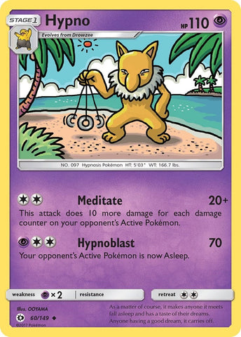 Hypno - 60/149 - (SM Base Set)
