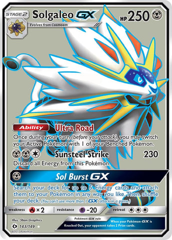Solgaleo GX (Full Art) - 143/149