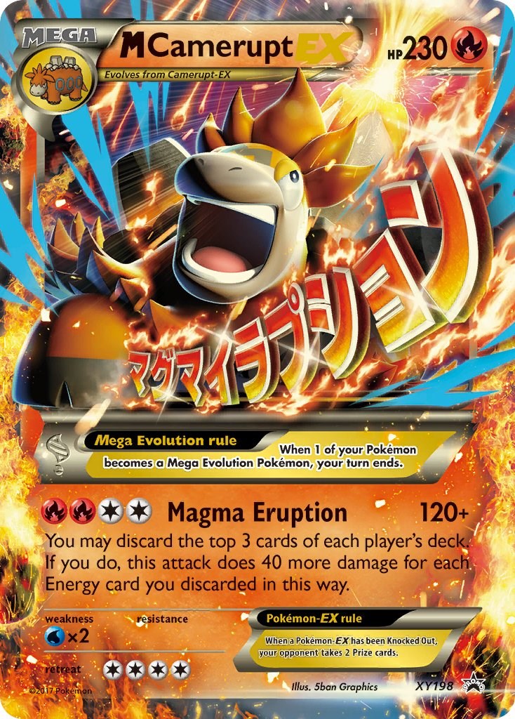 M Camerupt EX - XY198 - XY198 - (XY Promos)