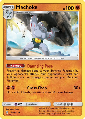 Machoke - 64/145 - (SM - Guardians Rising)