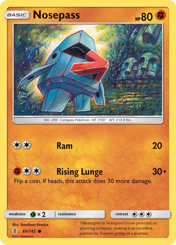 Nosepass - 69/145 - (SM - Guardians Rising)