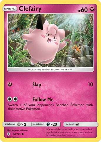 Clefairy - 88/145 - (SM - Guardians Rising)