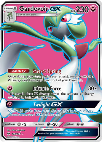 Gardevoir GX (Full Art) - 140/147 - (SM - Burning Shadows)