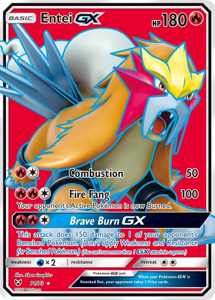 Entei GX (Full Art) - 71/73