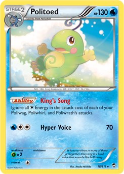 Politoed - 18/111 (Cosmos Holo) - 018/111