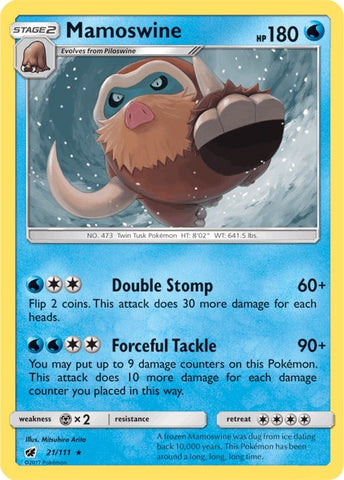 Mamoswine - 21/111 - (SM - Crimson Invasion)