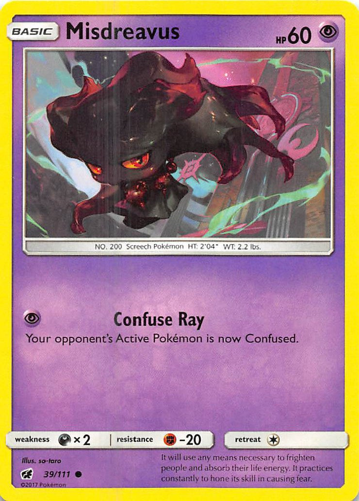 Misdreavus - 39/111 - (SM - Crimson Invasion)