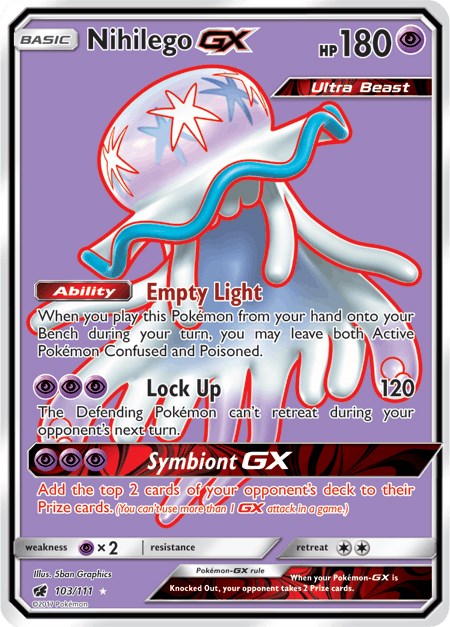 Nihilego GX (Full Art) - 103/111
