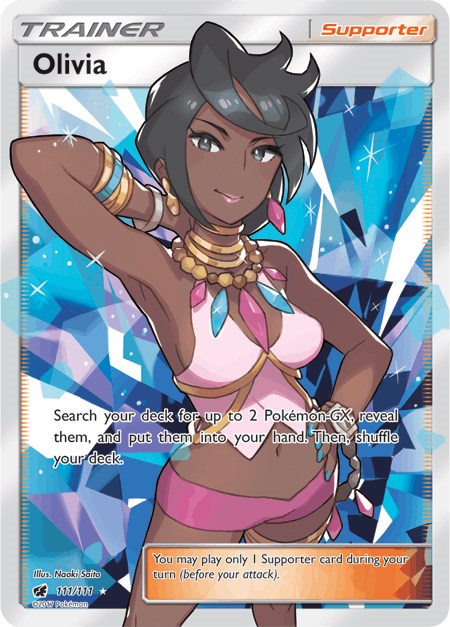 Olivia (Full Art) - 111/111 - (SM - Crimson Invasion)