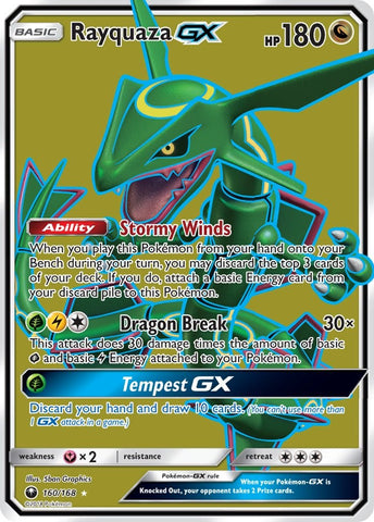 Rayquaza GX (Full Art) - 160/168