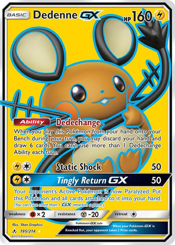 Dedenne GX (Full Art) - 195/214