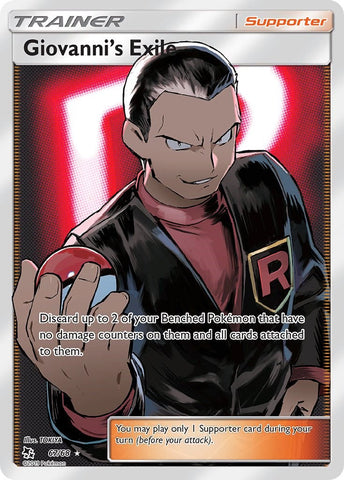 Giovanni's Exile (Full Art) - 67/68 - (Hidden Fates)