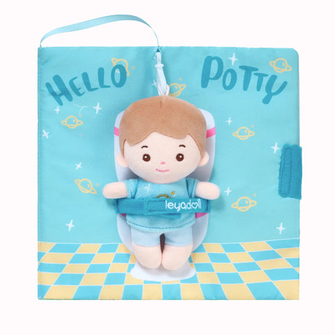 Hello Potty for Boys - Personalized Montessori Soft Book