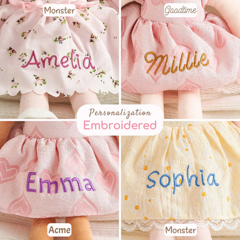 Personalized Princess Peony - Embroidered