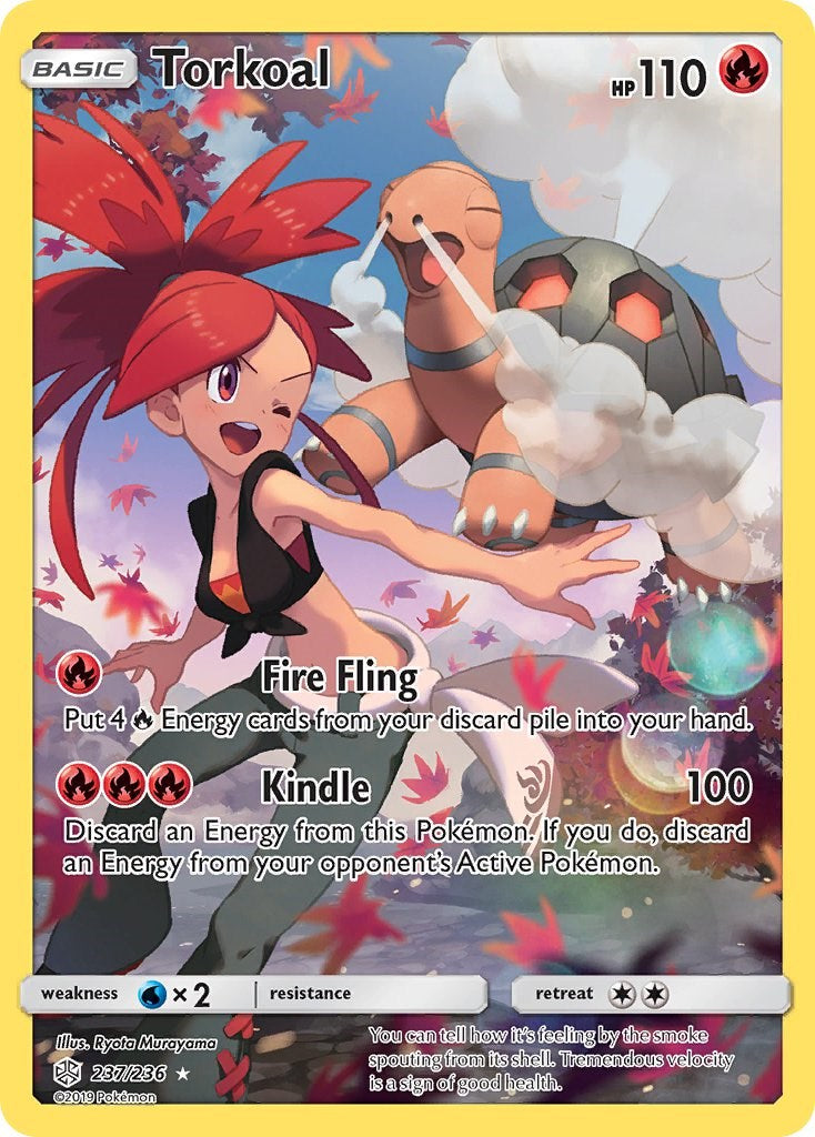 Torkoal (Secret) - 237/236 - (SM - Cosmic Eclipse)