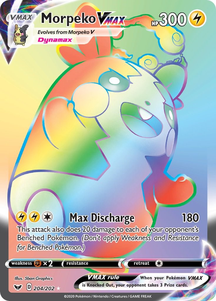 Morpeko VMAX (Secret) - 204/202