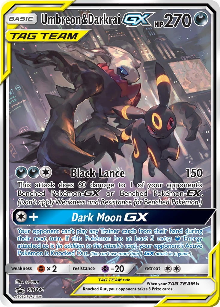 Umbreon & Darkrai GX - SM241 - SM241 - (SM Promos)