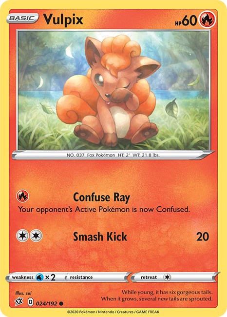 Vulpix - 024/192 - (SWSH02: Rebel Clash)