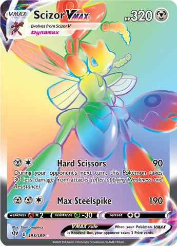 Scizor VMAX (Secret) - Cert