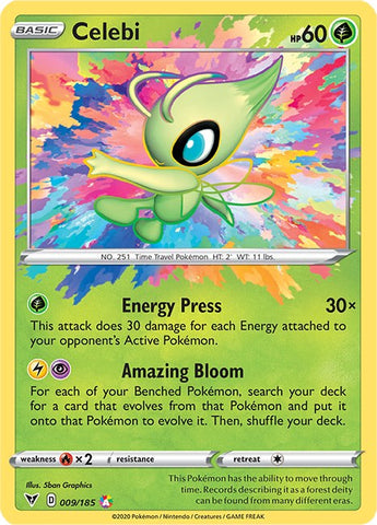 Celebi - 009/185 - (SWSH04: Vivid Voltage)