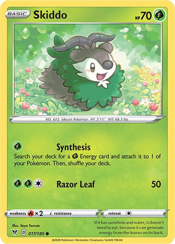 Skiddo - 017/185 - (SWSH04: Vivid Voltage)