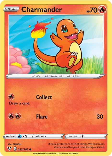 Charmander - 023/185 - (SWSH04: Vivid Voltage)