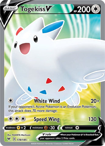Togekiss V (Full Art) - 178/185 - (SWSH04: Vivid Voltage)
