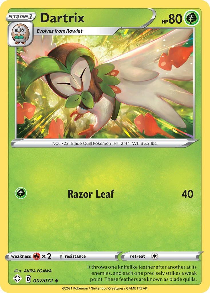 Dartrix - 007/072 - (Shining Fates)
