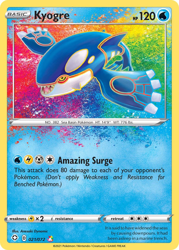 Kyogre - 021/072 - (Shining Fates)