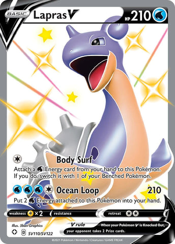Lapras V - SV110/SV122 - (Shining Fates: Shiny Vault)