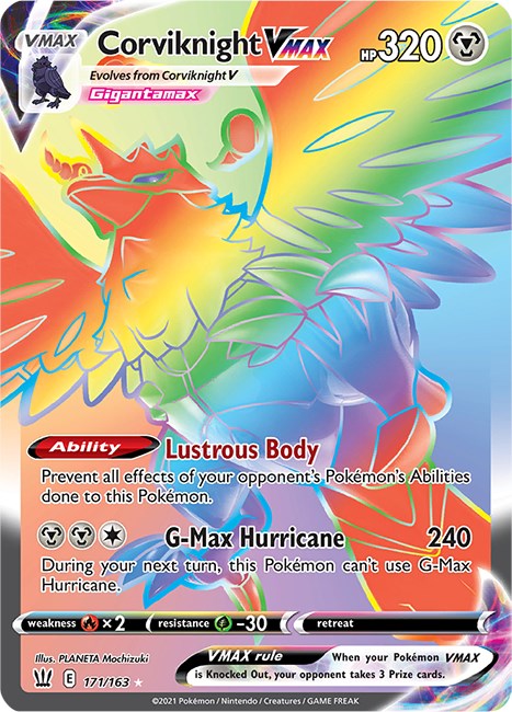 Corviknight VMAX (Secret) - 171/163