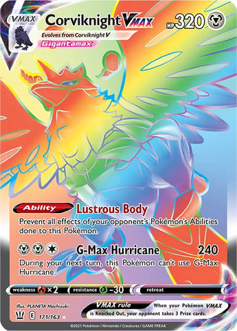 Corviknight VMAX (Secret) - 171/163
