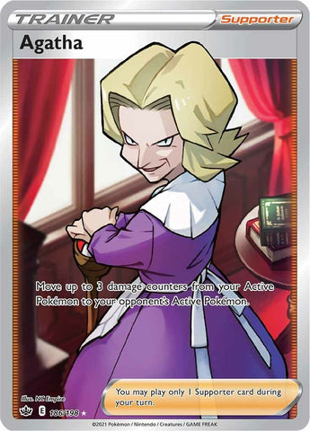 Agatha (Full Art) - 186/198 - (SWSH06: Chilling Reign)