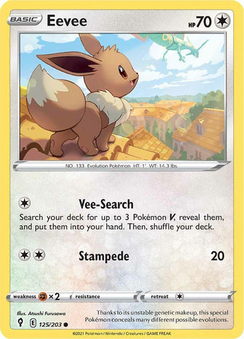 Eevee - 125/203 - (SWSH07: Evolving Skies)