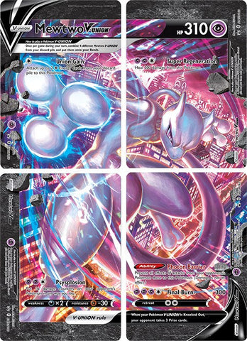 Mewtwo V-UNION [Set of 4] -  - (SWSH: Sword & Shield Promo Cards)
