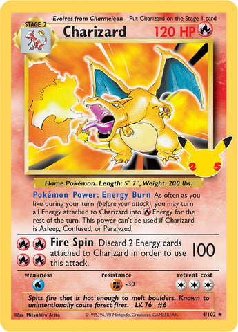 Charizard - 4/102 - (Celebrations: Classic Collection)