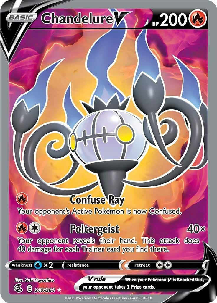 Chandelure V (Full Art) - 247/264