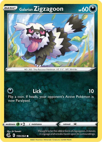 Galarian Zigzagoon - 159/264 - (SWSH08: Fusion Strike)
