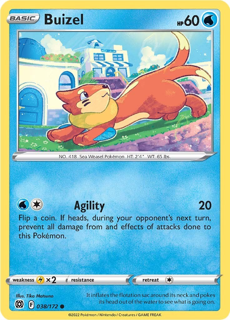 Buizel - 038/172 - (SWSH09: Brilliant Stars)