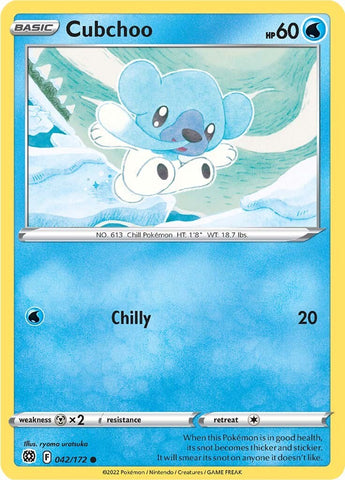 Cubchoo - 042/172 - (SWSH09: Brilliant Stars)