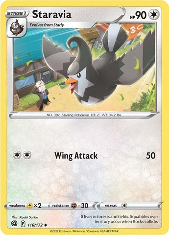 Staravia - 118/172 - (SWSH09: Brilliant Stars)