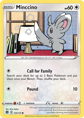 Minccino - 124/172 - (SWSH09: Brilliant Stars)